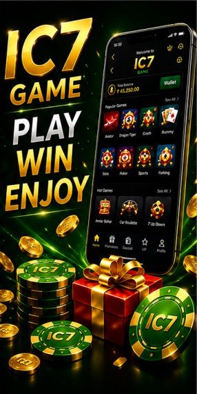 IC7 Game logo for online casino, live dealer games, sports betting, and mobile gaming platform